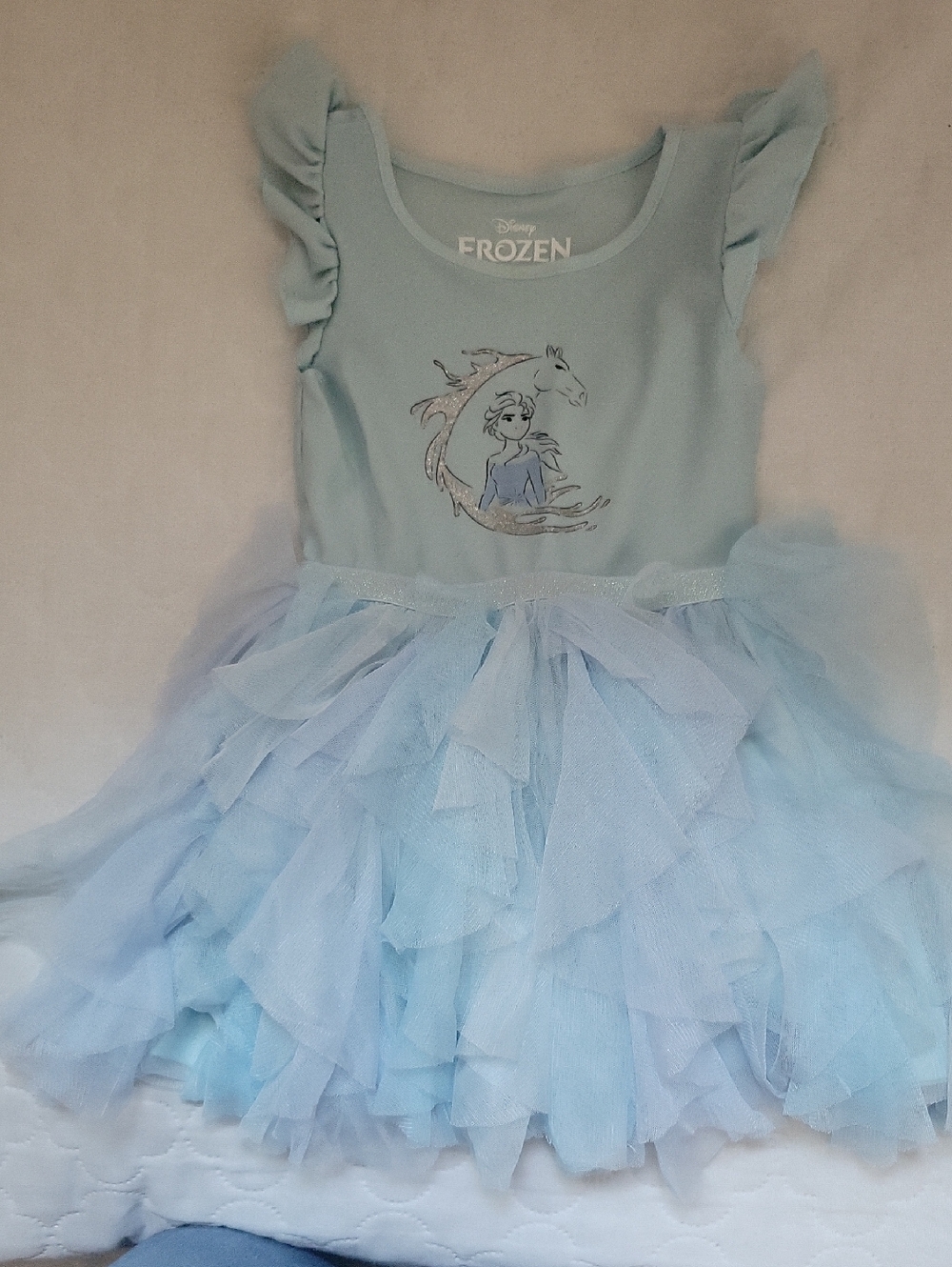 Disney Light Blue Frozen Tulle Party Dress